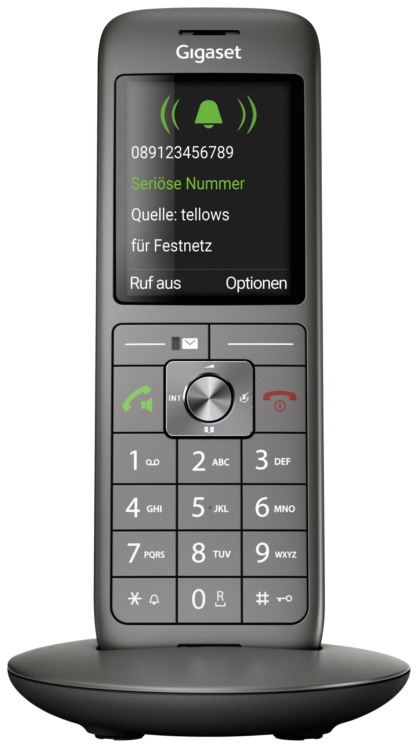 Gigaset CL690A SCB Schnurloses Telefon VoIP Farbdisplay Anthrazit