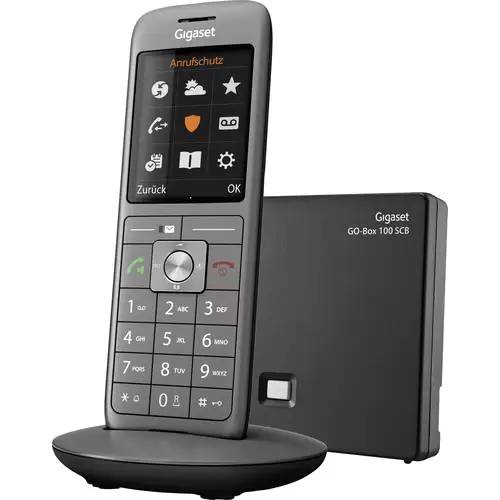 Gigaset CL690A SCB Schnurloses Telefon VoIP Farbdisplay Anthrazit Gigaset CL690A SCB Schnurloses Telefon VoIP Farbdisplay Anthrazit