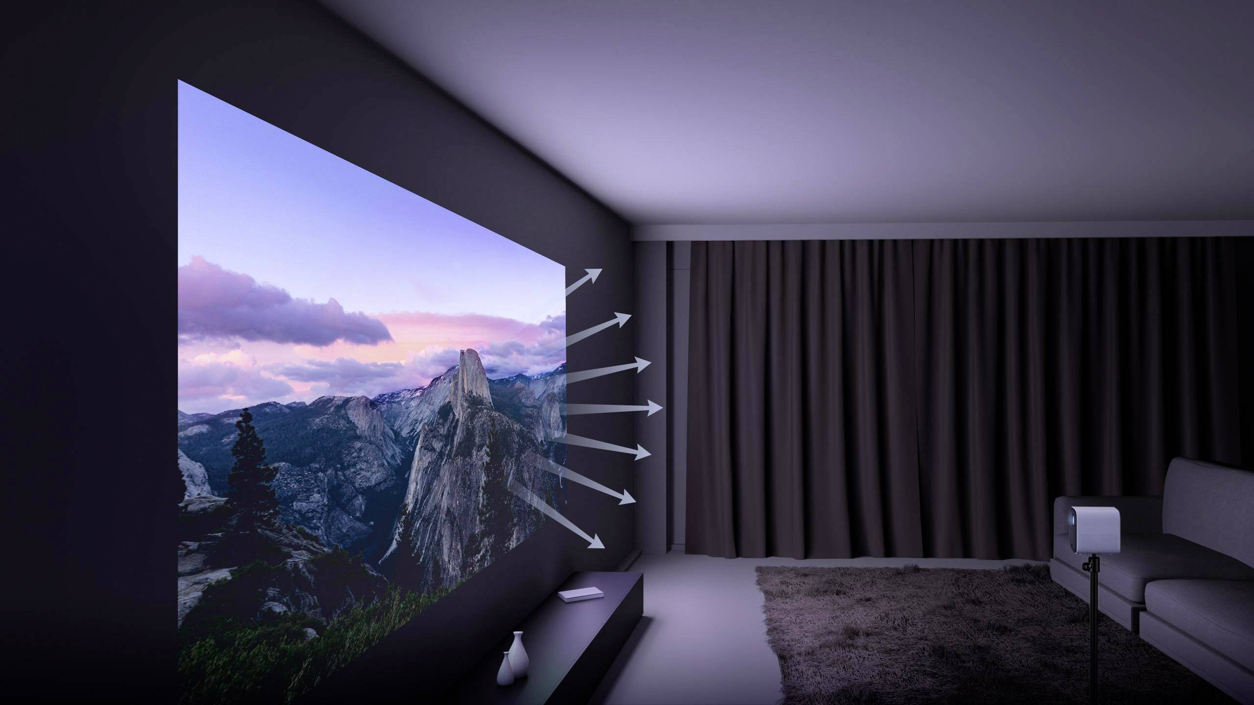 Xiaomi Beamer Mi Smart Compact  DLP  1920 x 1080 Full HD 3500 : 1 Weiß