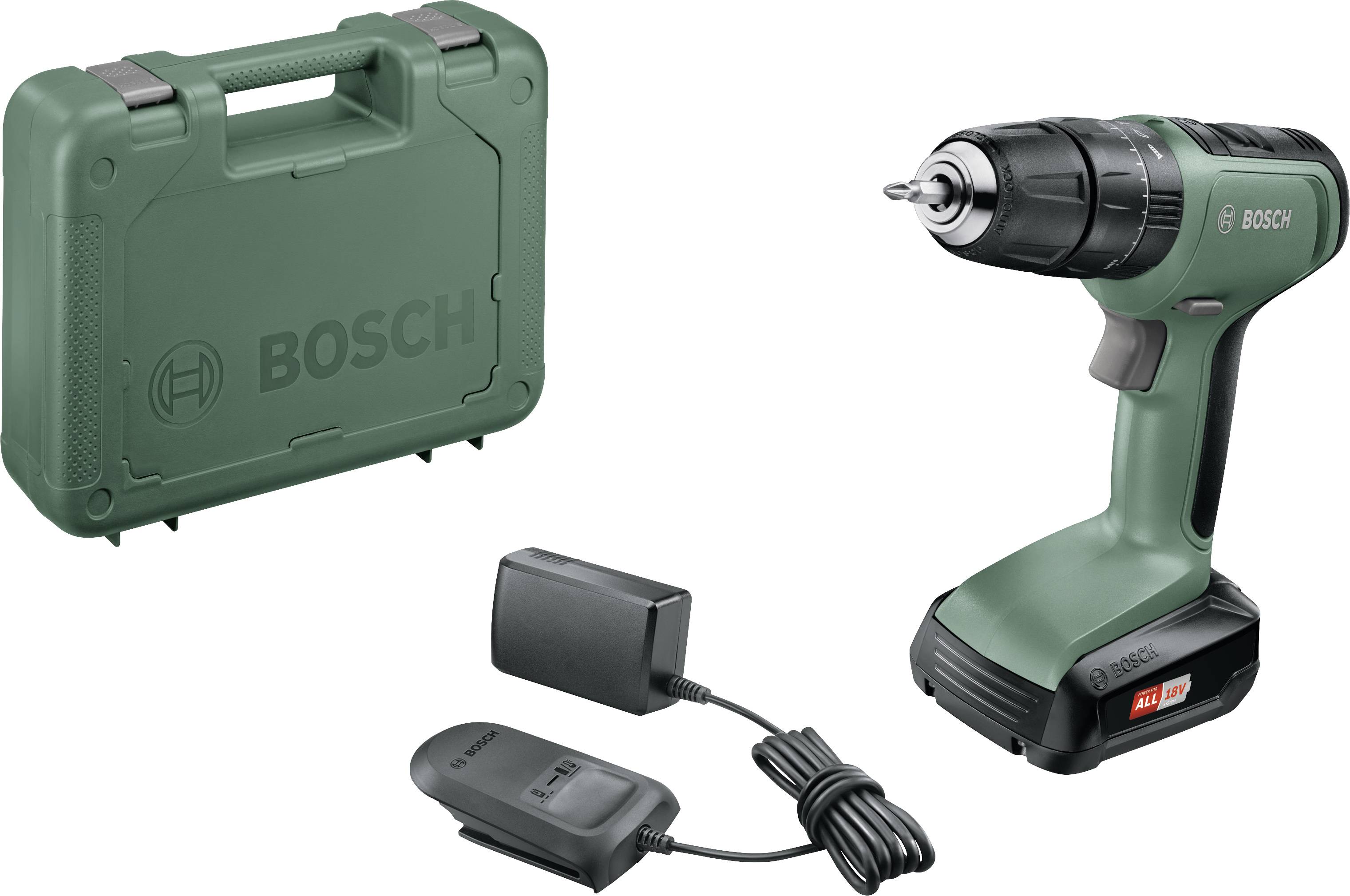 Bosch Home and Garden Universal Impact 18 2-Gang-Akku-Schlagbohrmaschine inkl. Akku, inkl. Koffer, inkl. Ladegerät