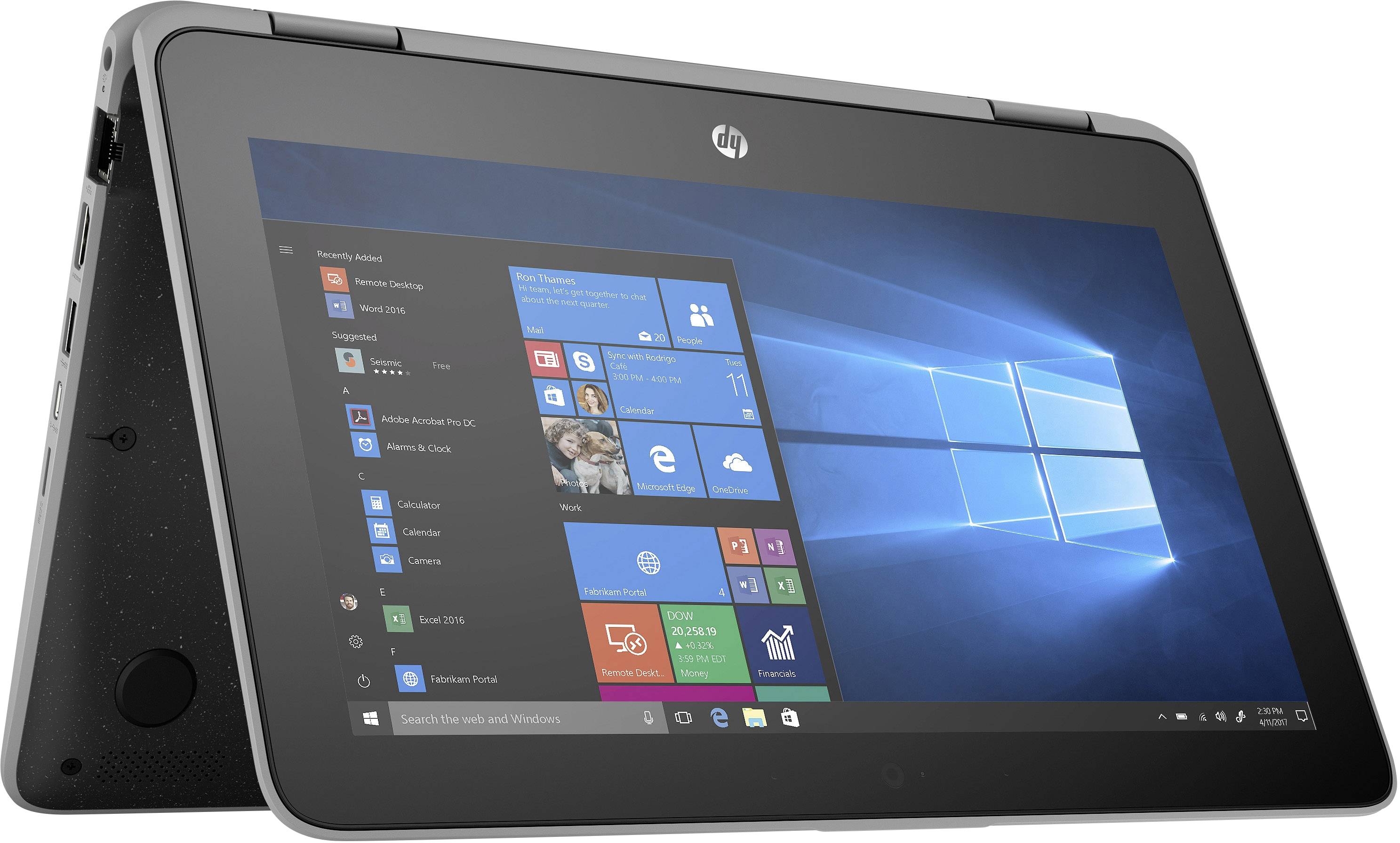HP ProBook x360 11 G4 29.5cm (11.6 Zoll) Windows®-Tablet / 2-in-1 Intel® Core™ m3 m3-9100Y 8GB LPDDR3-RAM 256GB SSD Intel UHD