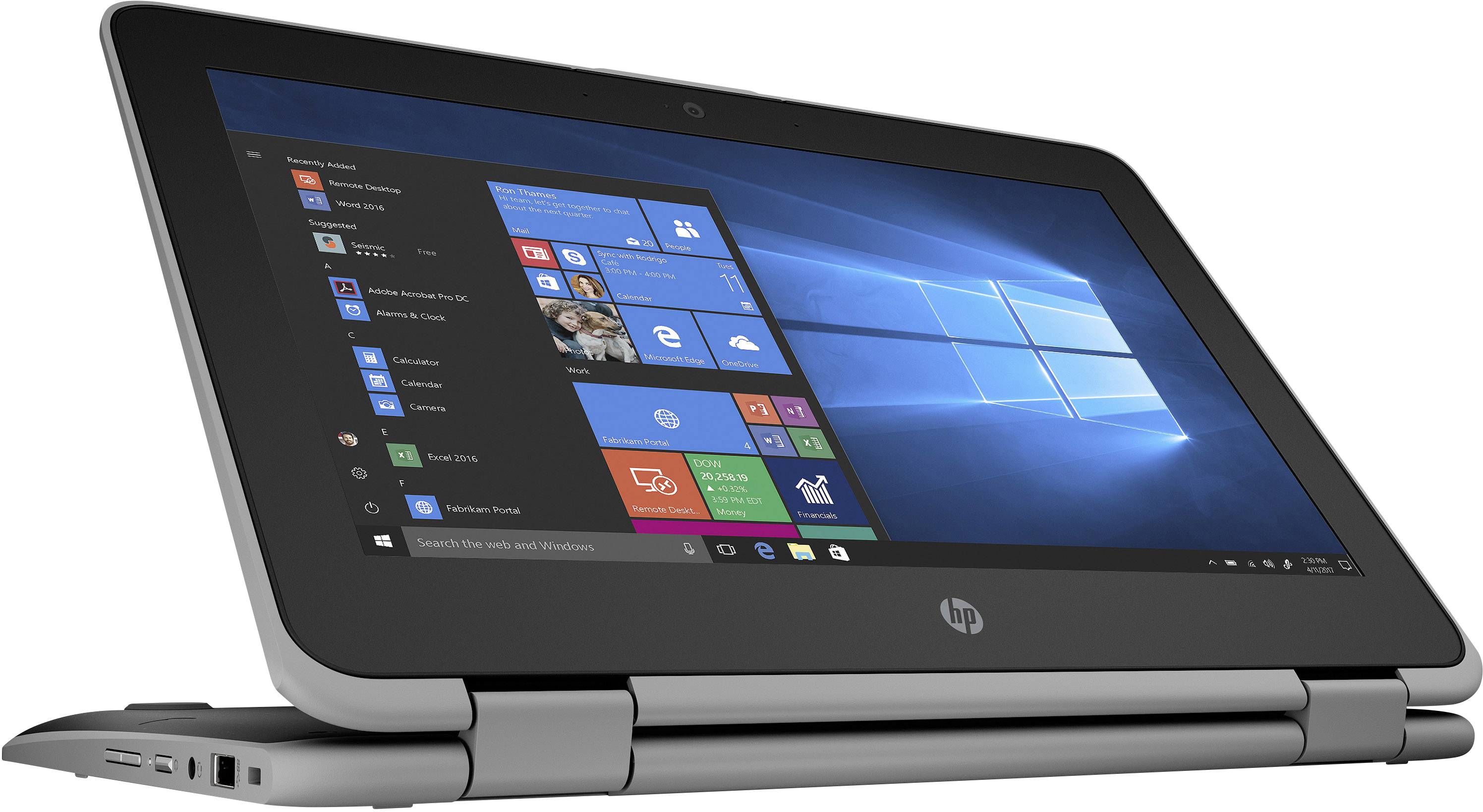 HP ProBook x360 11 G4 29.5cm (11.6 Zoll) Windows®-Tablet / 2-in-1 Intel® Core™ m3 m3-9100Y 8GB LPDDR3-RAM 256GB SSD Intel UHD
