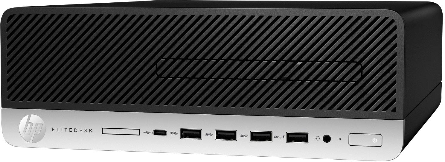 HP EliteDesk 705 G5 Desktop PC AMD 3400G 8 GB   256 GB SSD AMD Radeon Vega Graphics Vega 11 Windows® 10 Pro