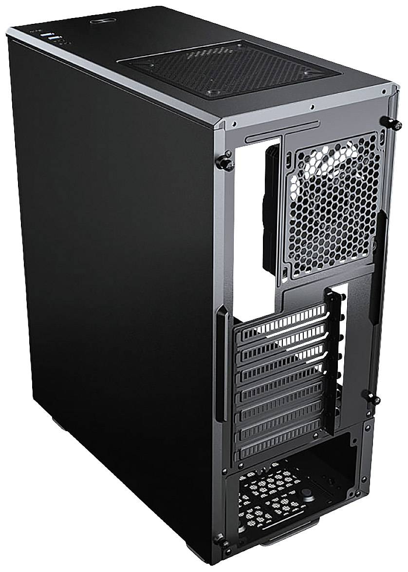 Phanteks Eclipse P300 Air Midi-Tower Gaming-Gehäuse Schwarz 1 vorinstallierter Lüfter, Seitenfenster, Staubfilter