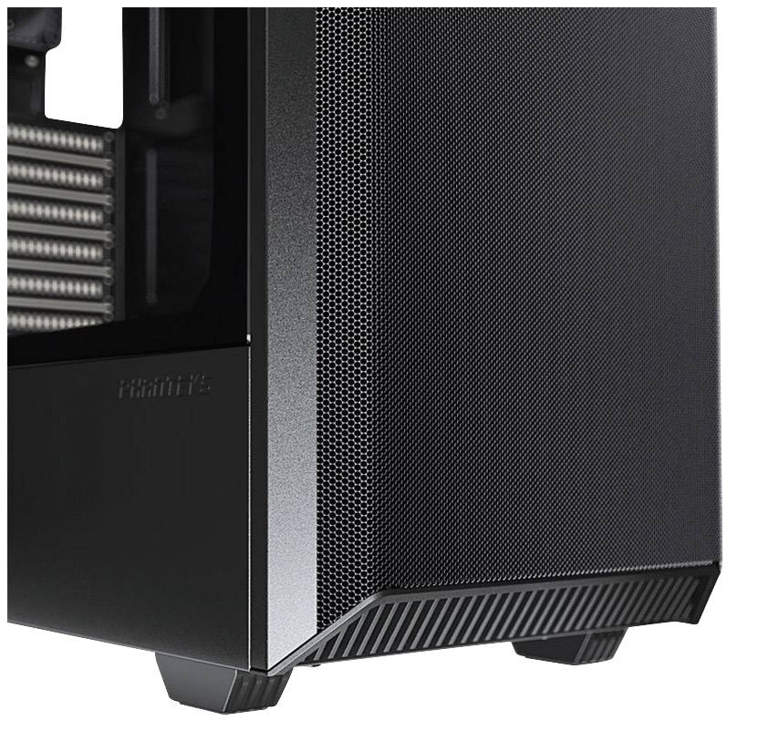 Phanteks Eclipse P300 Air Midi-Tower Gaming-Gehäuse Schwarz 1 vorinstallierter Lüfter, Seitenfenster, Staubfilter