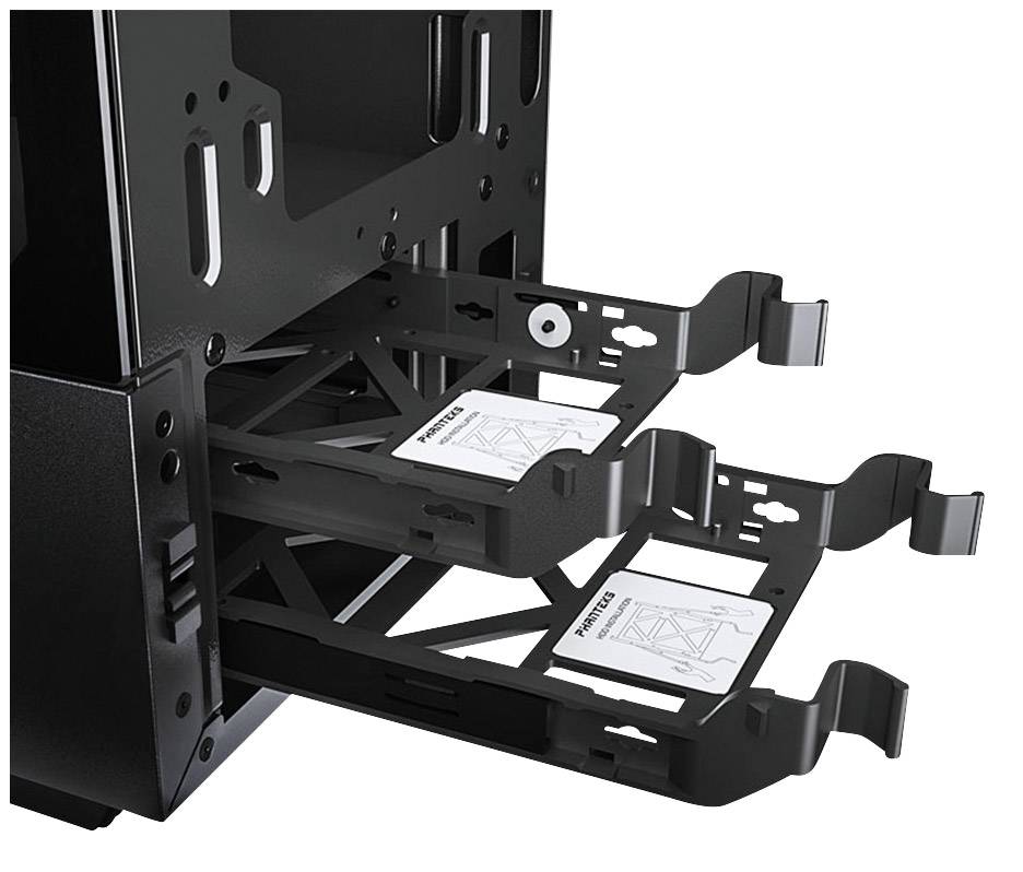 Phanteks Eclipse P300 Air Midi-Tower Gaming-Gehäuse Schwarz 1 vorinstallierter Lüfter, Seitenfenster, Staubfilter