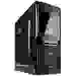 AeroCool V3X Advance Evil Blue Edition Midi-Tower PC-Gehäuse Schwarz, Blau Integrierte Beleuchtung, 1 vorinstallierter Lüfter