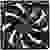 Noctua NF-A9x14 PWM chromax.black.swap PC-Gehäuse-Lüfter Schwarz (B x H x T) 92 x 92 x 14 mm