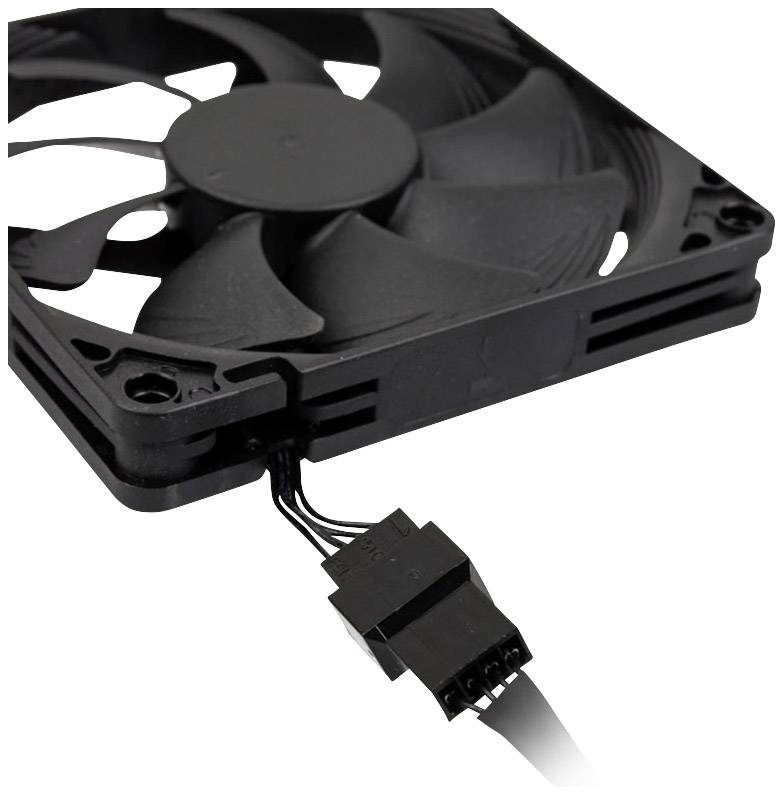 Noctua NF-A9x14 PWM chromax.black.swap PC-Gehäuse-Lüfter Schwarz (B x H x T) 92 x 92 x 14mm
