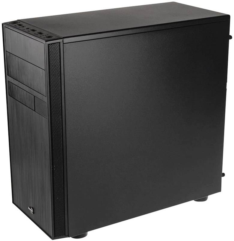 AeroCool Stark Mini Midi-Tower PC-Gehäuse Schwarz 1 vorinstallierter Lüfter