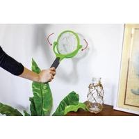 Gardigo Fly Swatter 90° Bzzz 25164 Fliegenklatsche Stromgitter (L x B x H) 445 x 228 x 28mm Schwarz, Grün 1St. Gardigo Fly Swatter 90° Bzzz 25164 Fliegenklatsche Stromgitter (L x B x H) 445 x 228 x 28mm Schwarz, Grün 1St.