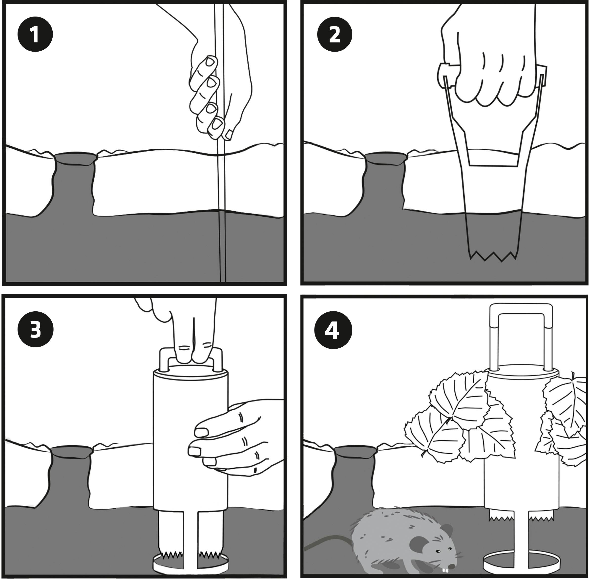 Gardigo Trap All-In Wühlmausfalle 1 Set