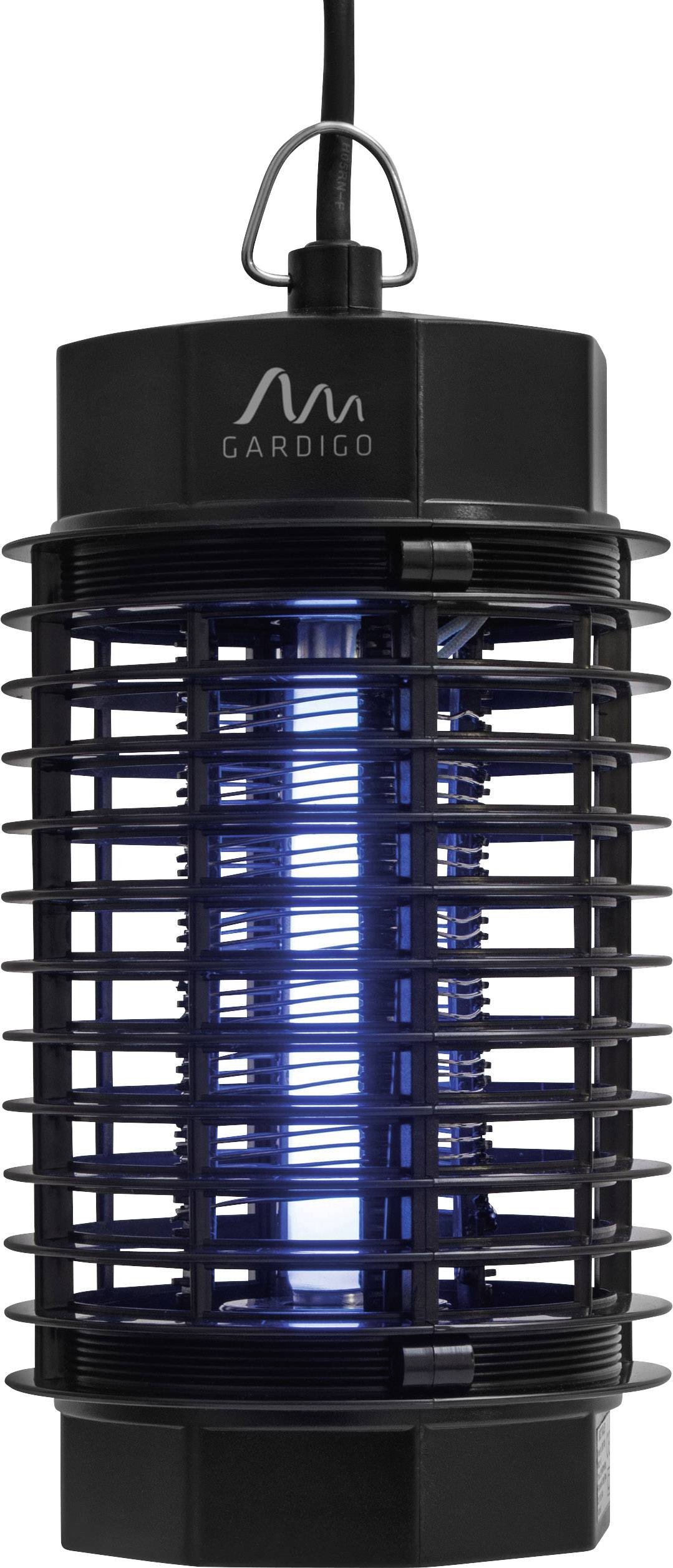 Gardigo Jr.50 62302 UV-Insektenfänger UV-Licht, Stromgitter 4W (Ø x H) 120mm x 238mm Schwarz 1St.