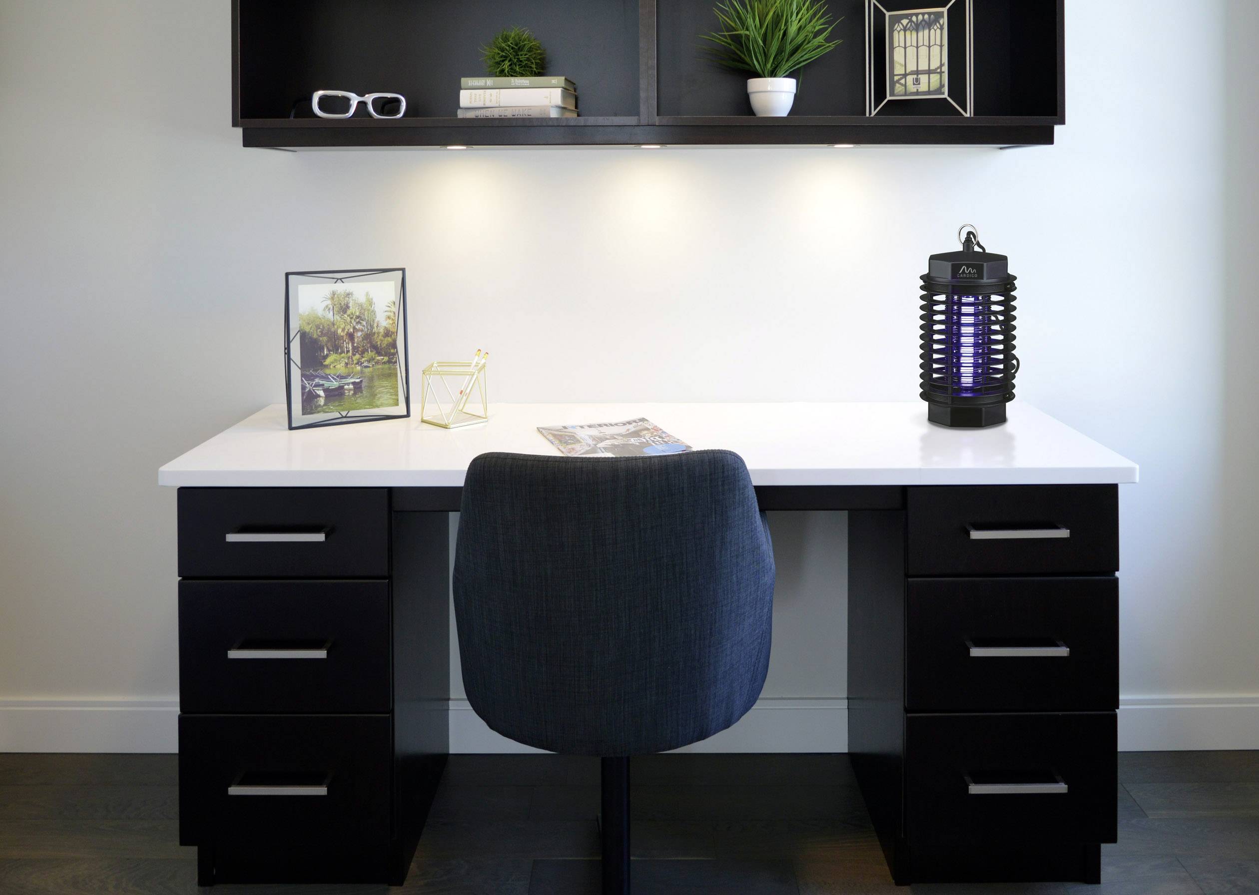 Gardigo Jr.50 62302 UV-Insektenfänger UV-Licht, Stromgitter 4W (Ø x H) 120mm x 238mm Schwarz 1St.