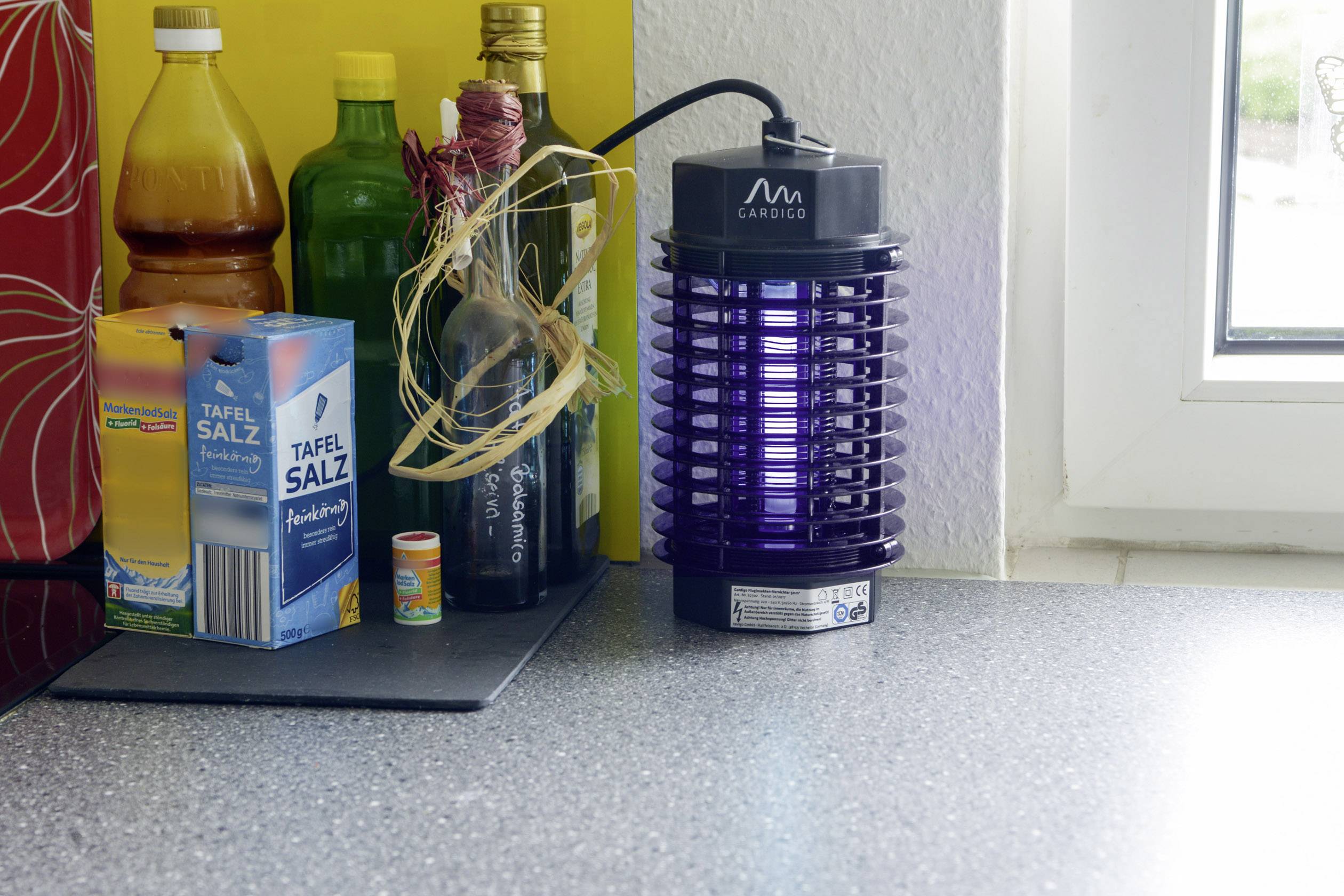 Gardigo Jr.50 62302 UV-Insektenfänger UV-Licht, Stromgitter 4W (Ø x H) 120mm x 238mm Schwarz 1St.