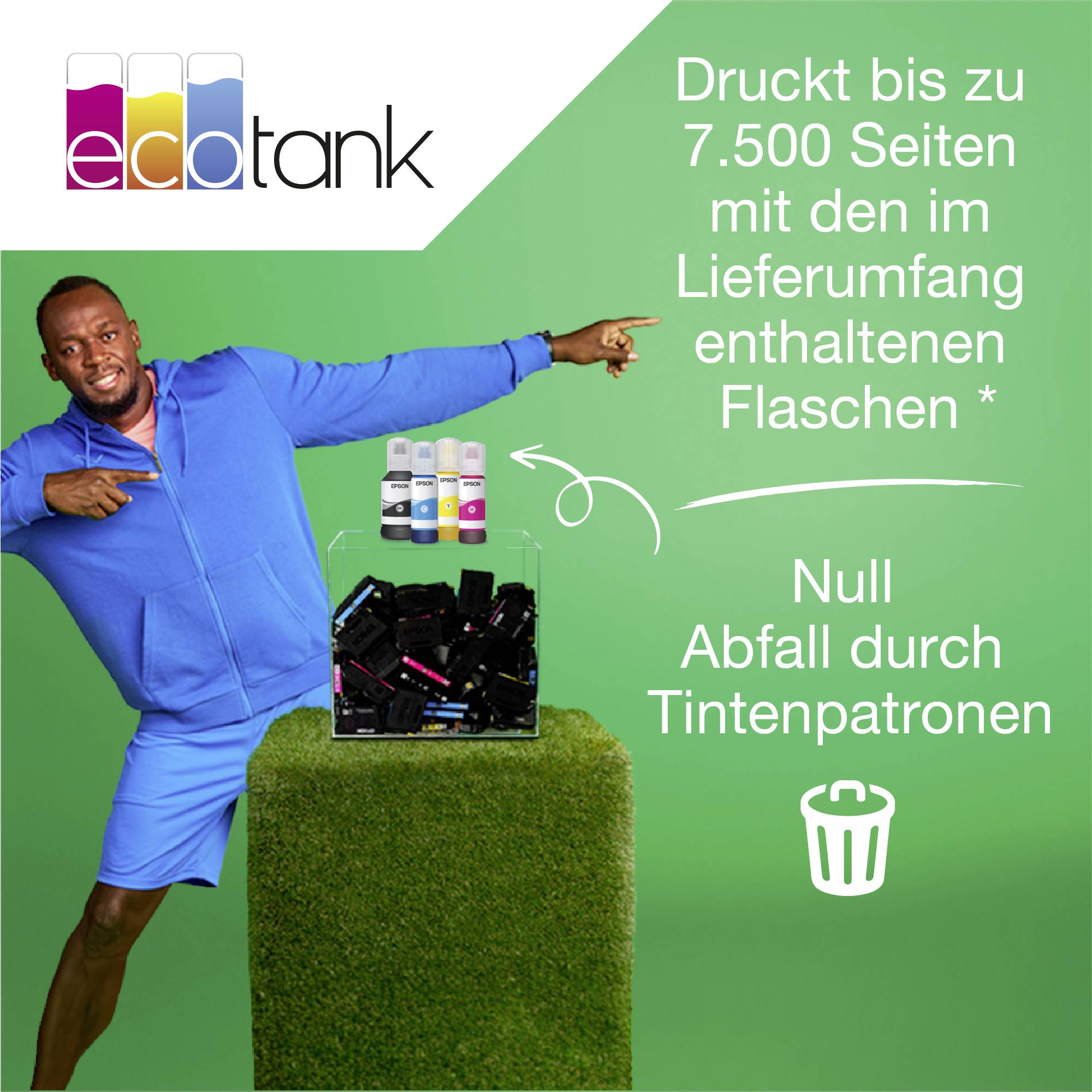 Epson EcoTank ET-16650 Multifunktionsdrucker Tintenstrahl Farbe A3, A3+ Drucker, Scanner, Kopierer, Fax Tintentank-System, LAN, WLAN, ADF