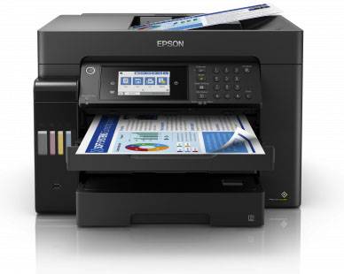 Epson EcoTank ET-16650 Multifunktionsdrucker Tintenstrahl Farbe A3, A3+ Drucker, Scanner, Kopierer, Fax Tintentank-System, LAN, WLAN, ADF