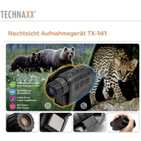 Technaxx Night Vision TX-141 4862 Nachtsichtgerät mit Digitalkamera 4 x 24 mm Generation Digital Technaxx Night Vision TX-141 4862 Nachtsichtgerät mit Digitalkamera 4 x 24 mm Generation Digital