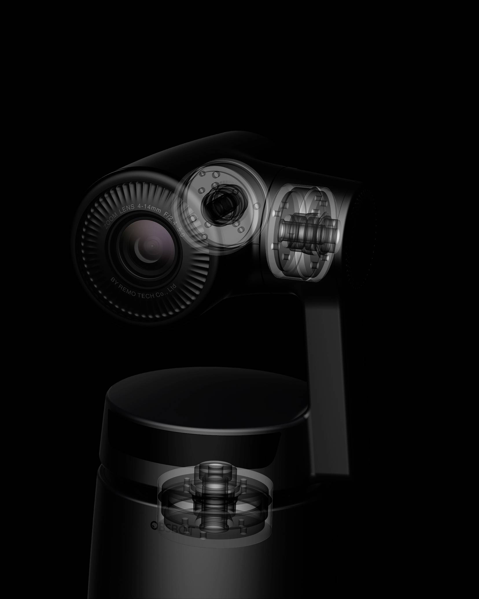 Obsbot Tail AI Camera AI-Kamera 12.4 Megapixel Opt. Zoom: 3.5 x inkl. Akku