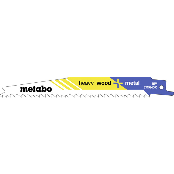 Metabo 628259000 Säbelsägeblatt HEAVY WOOD + METAL Sägeblatt-Länge 150mm 100St.