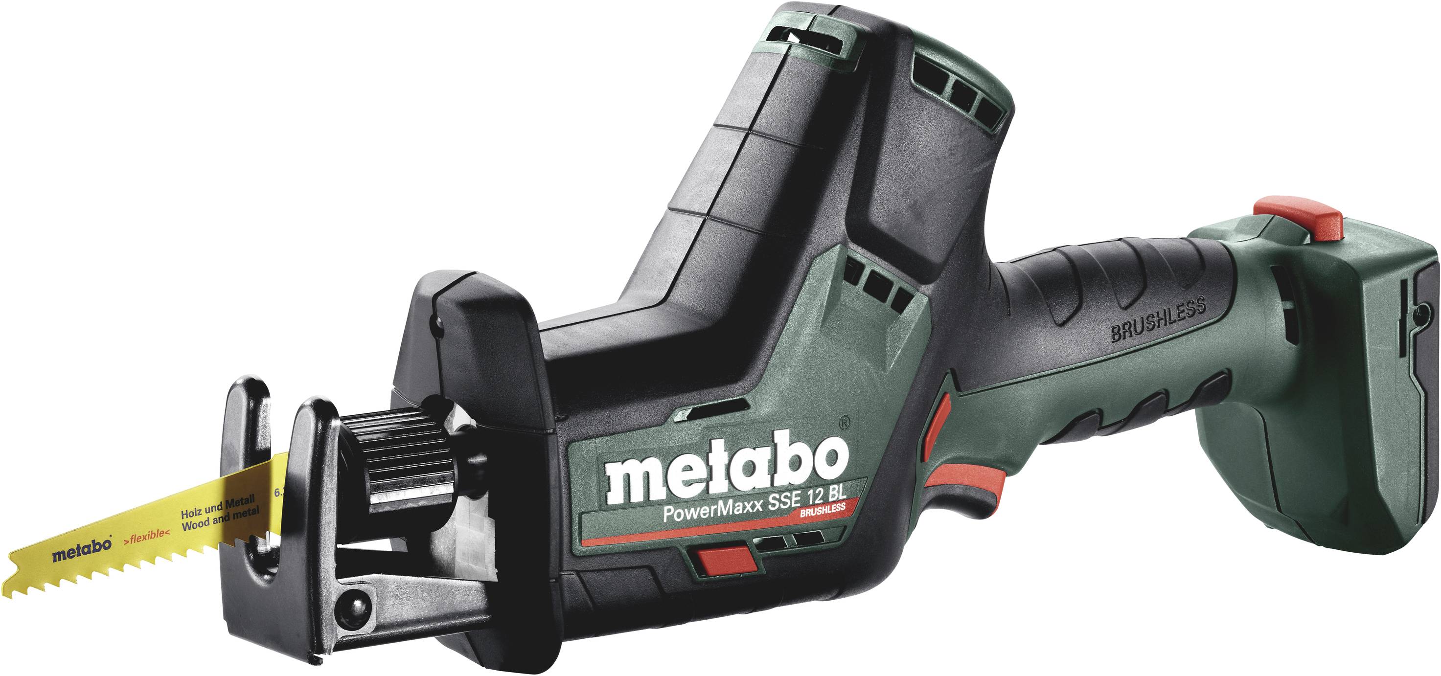 Metabo POWERMAXX SSE 12 BL Akku-Säbelsäge 602322840 ohne Akku, inkl. Koffer 12 V