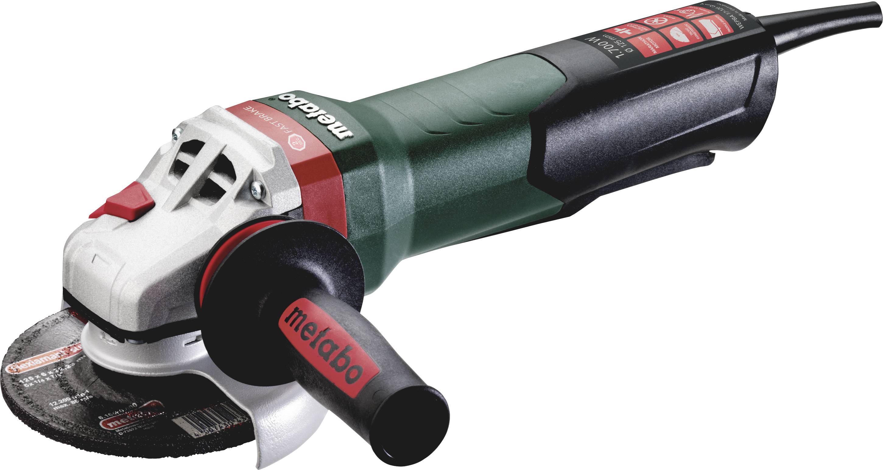 Metabo WEPBA 17-125 Quick 600548000 Winkelschleifer 125 mm 1700 W