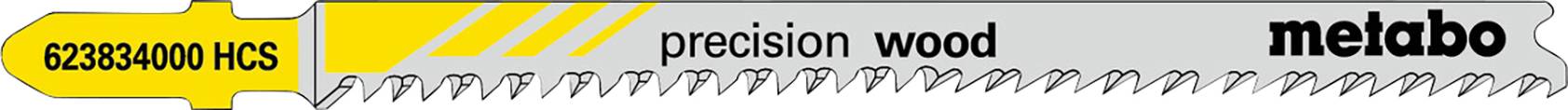 Metabo 623834000 Stichsägeblätter PRECISION WOOD 5St.