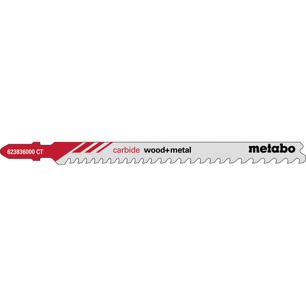 Metabo 623836000 Stichsägeblätter CARBIDE WOOD + METAL 3St.