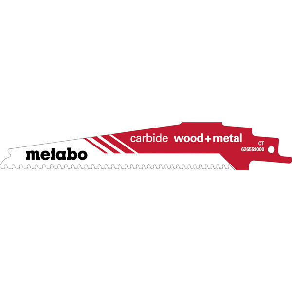 Metabo 626559000 CARBIDE WOOD + METAL SABER SAW BLADE Saw blade length 150 mm 1 pc(s)