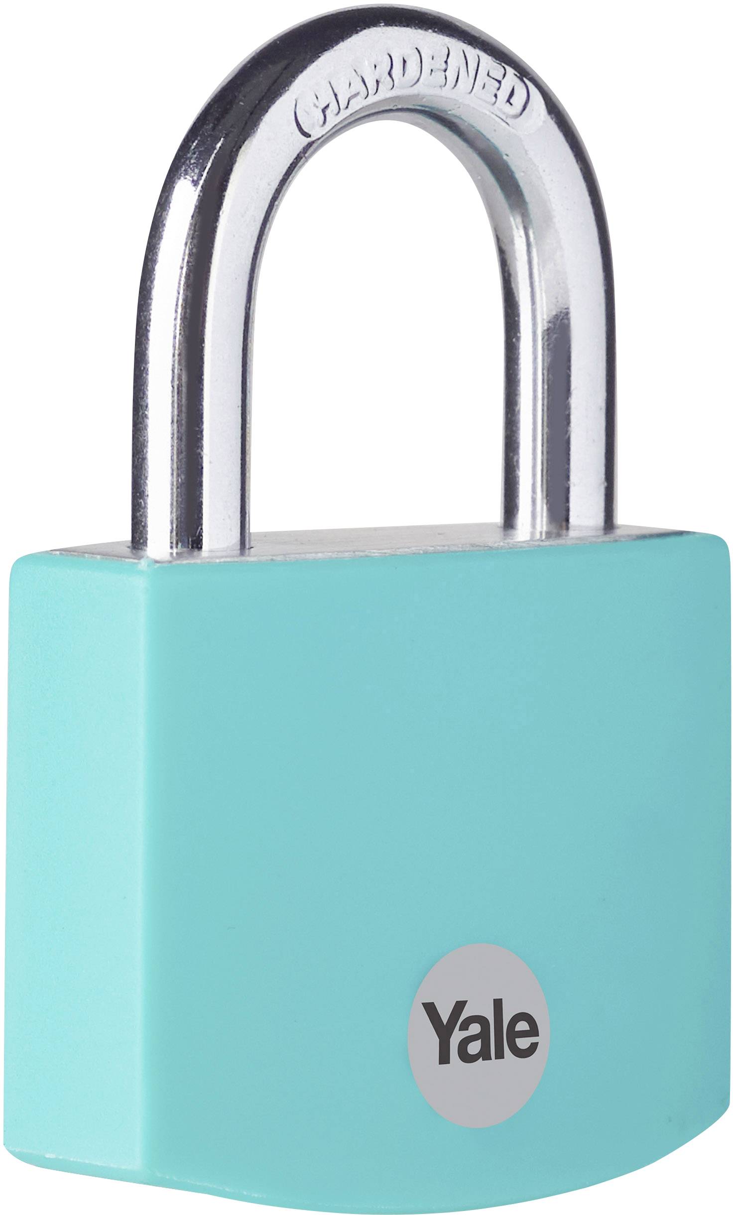 YALE YE3B/38/119/1/TE Vorhängeschloss 38 mm Türkis Schlüsselschloss