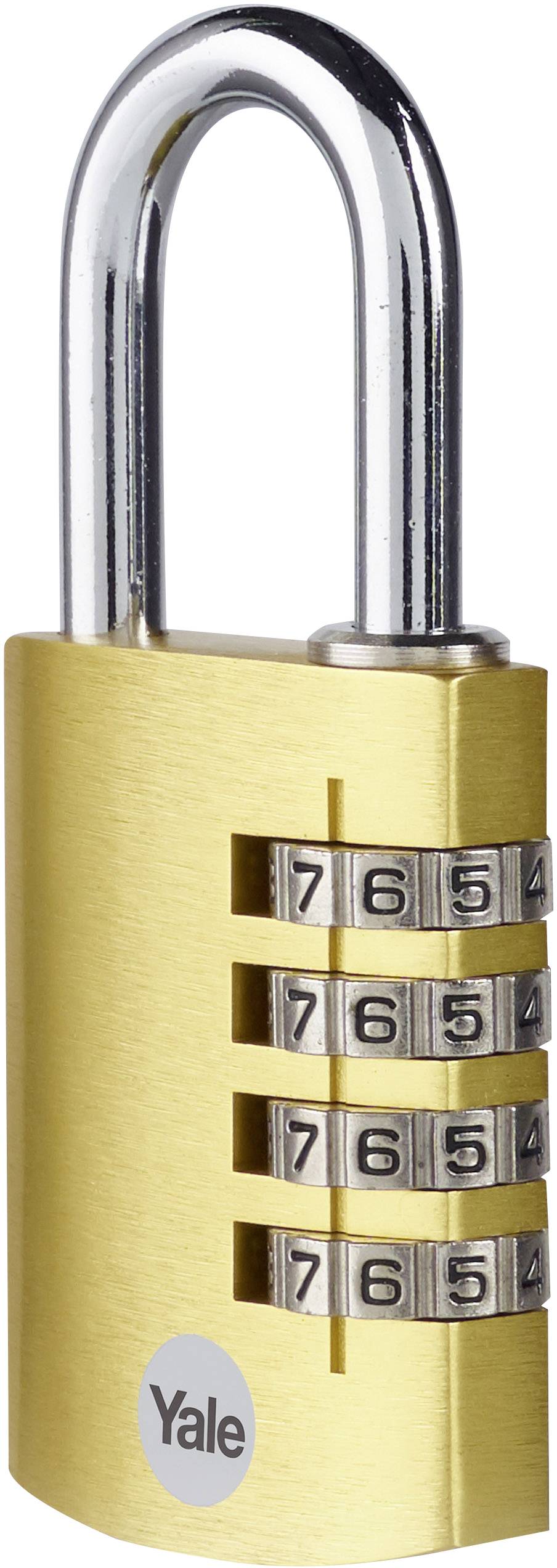 YALE YE3CB/38/131/1/GO Vorhängeschloss 38 mm Gold Zahlenschloss