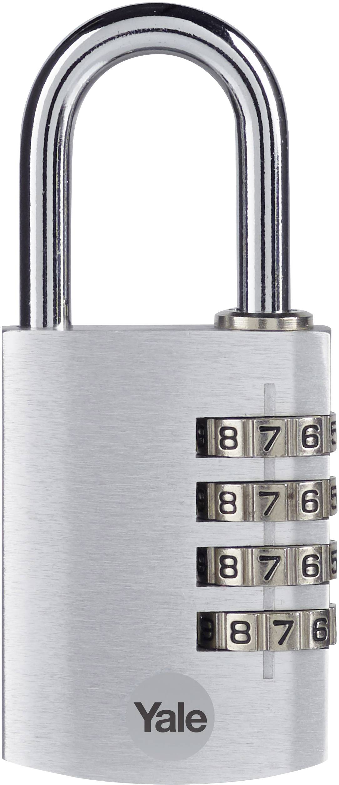 YALE YE3CB/38/131/1/S Vorhängeschloss 38mm Silber Zahlenschloss