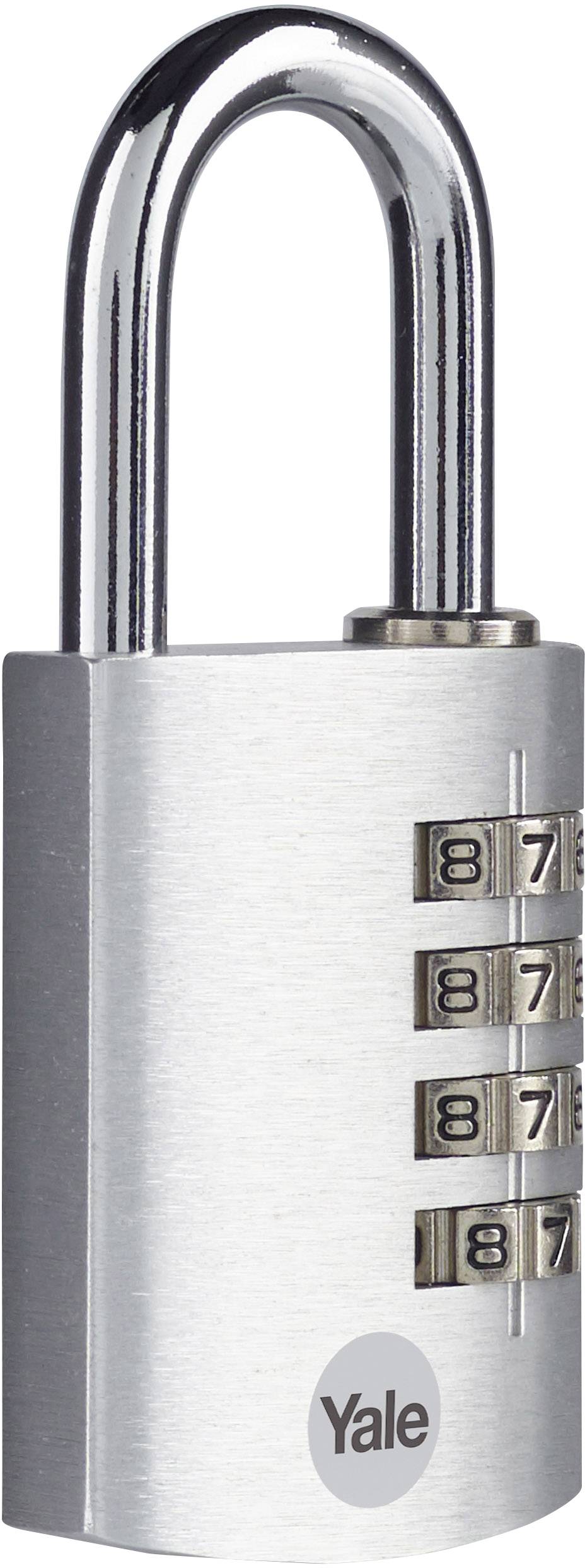YALE YE3CB/38/131/1/S Vorhängeschloss 38mm Silber Zahlenschloss