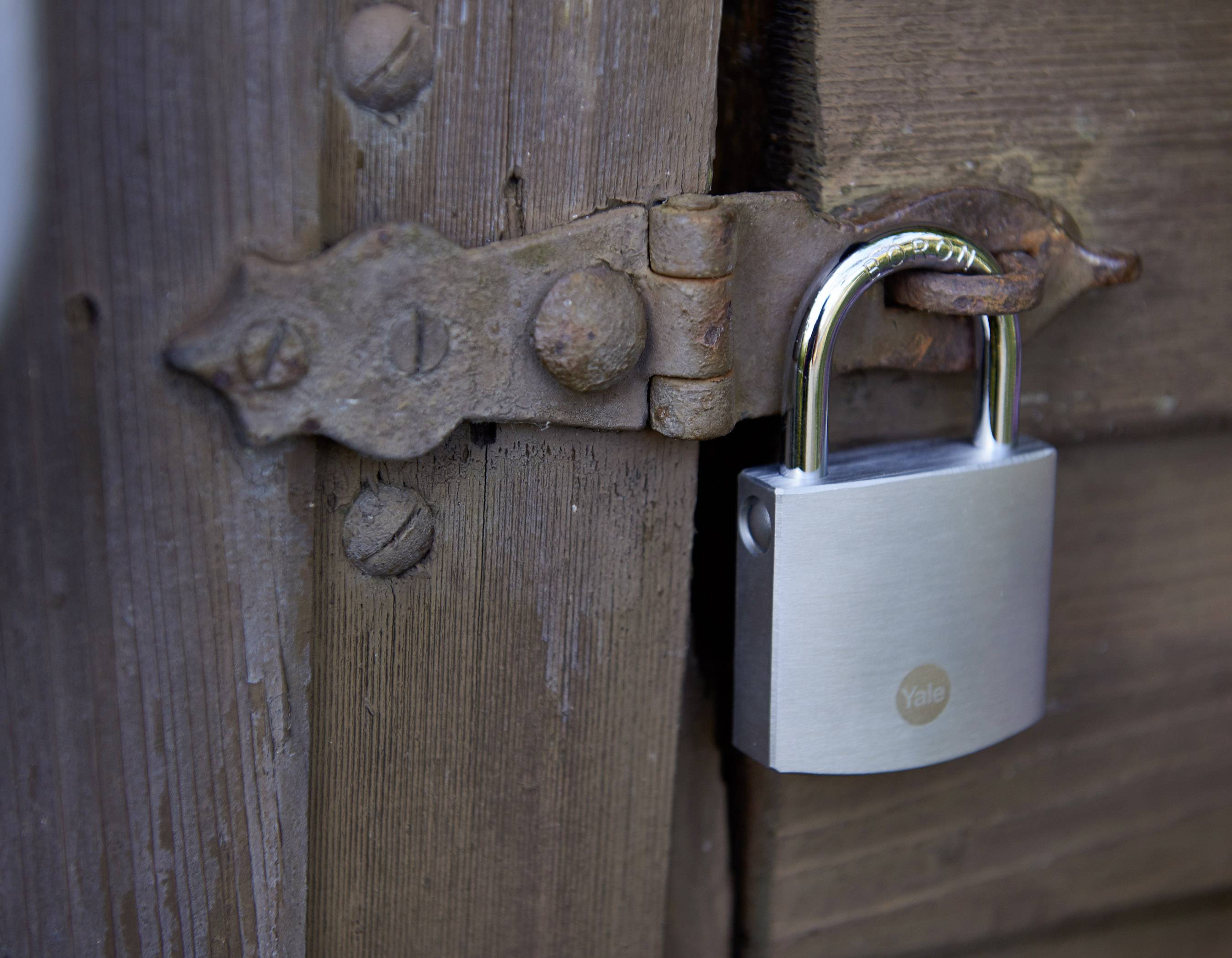 YALE Y120B/40/125/1 Vorhängeschloss 40mm Silber Schlüsselschloss