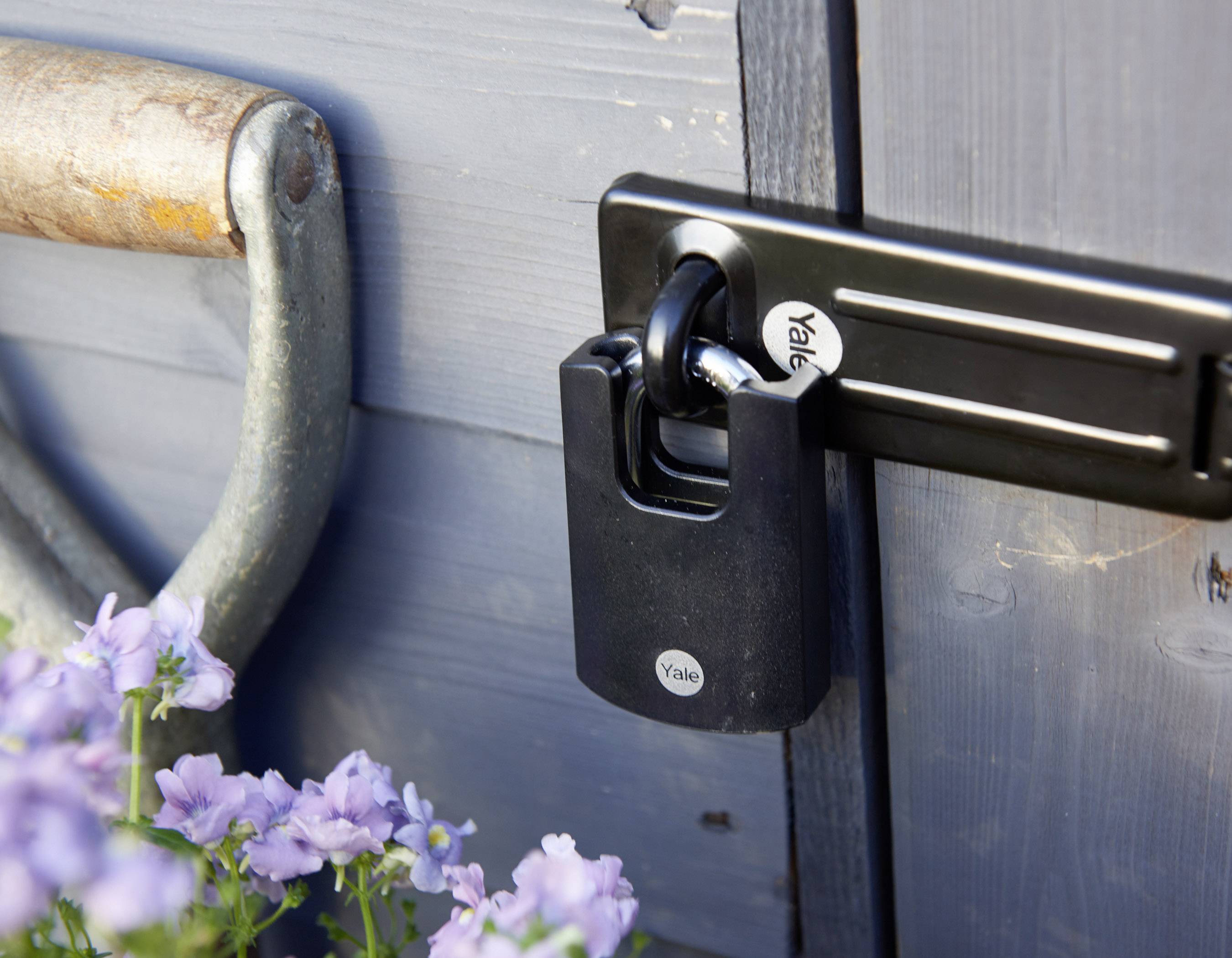 YALE Y121B/40/125/1 Vorhängeschloss 50mm Schwarz Schlüsselschloss