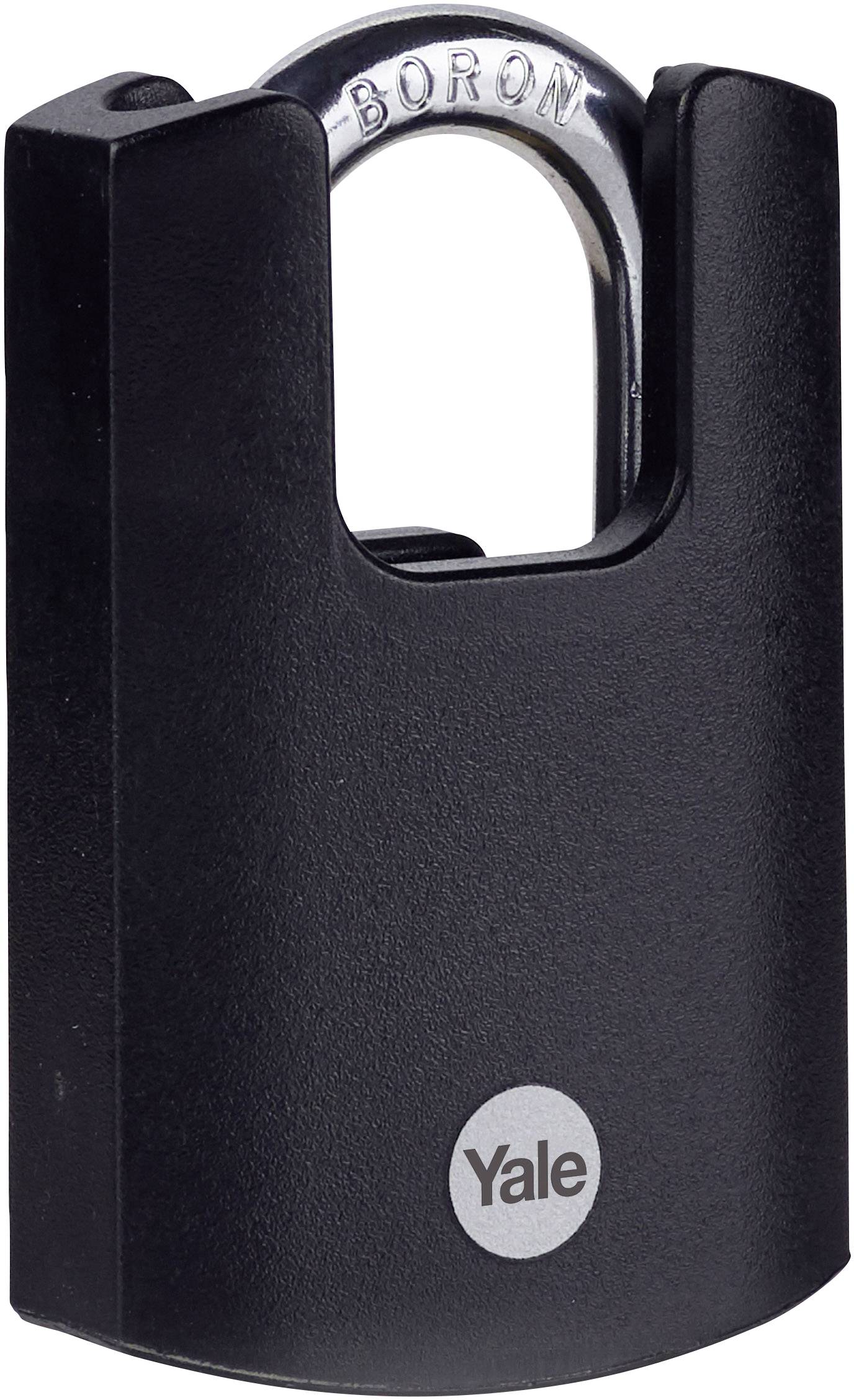 YALE Y121B/40/125/1 Vorhängeschloss 50mm Schwarz Schlüsselschloss