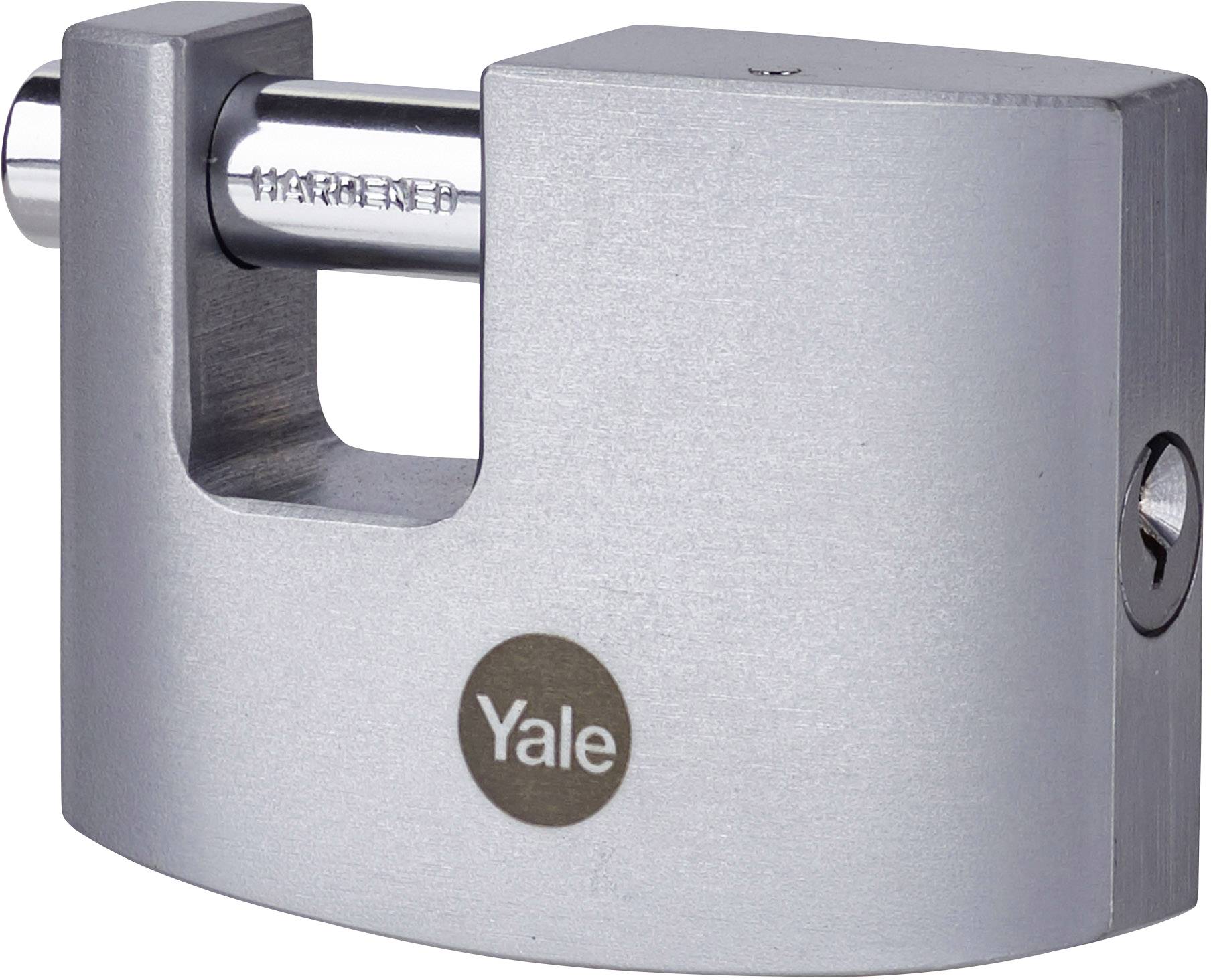 YALE Y124B/60/110/1 Vorhängeschloss 60mm Silber Schlüsselschloss