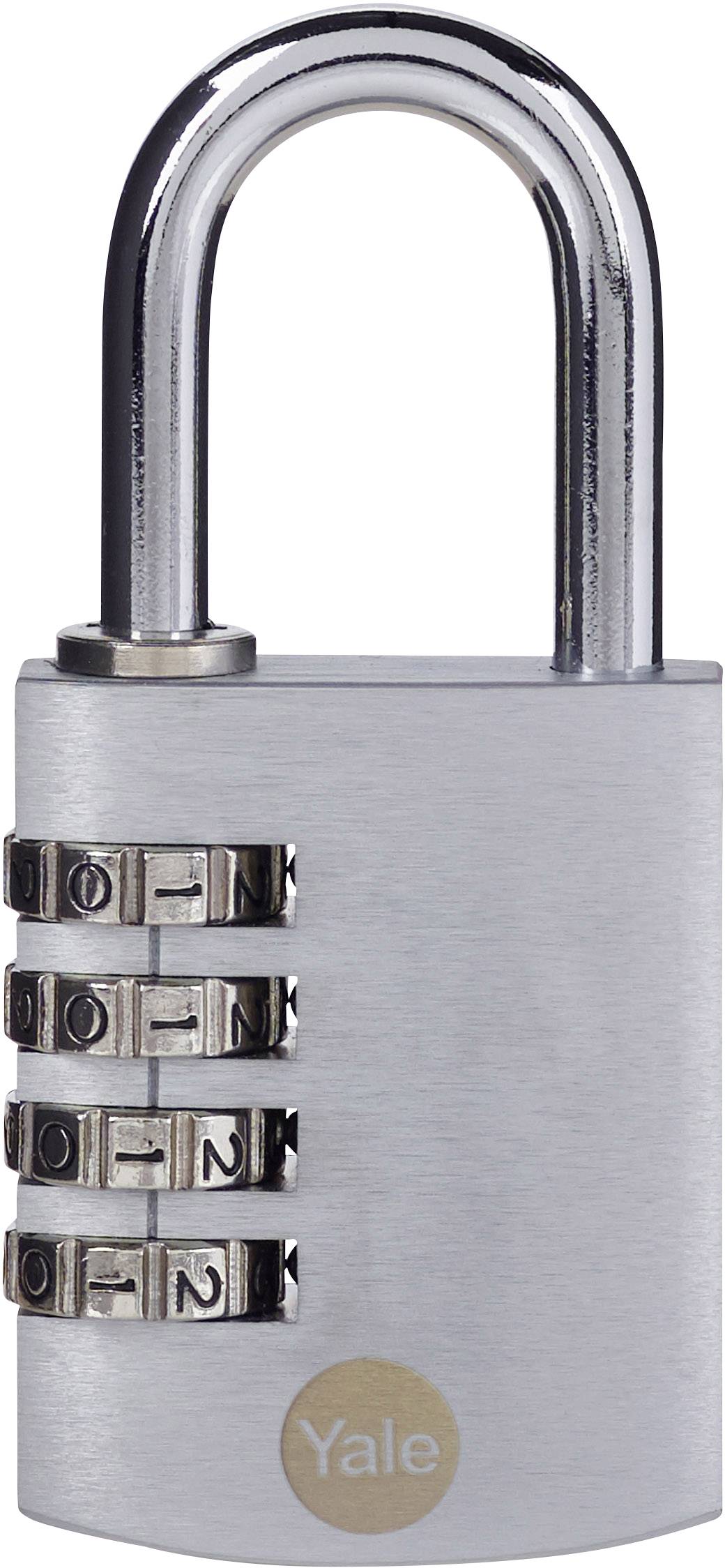 YALE Y151B/40/130/1 Vorhängeschloss 40 mm Silber Zahlenschloss