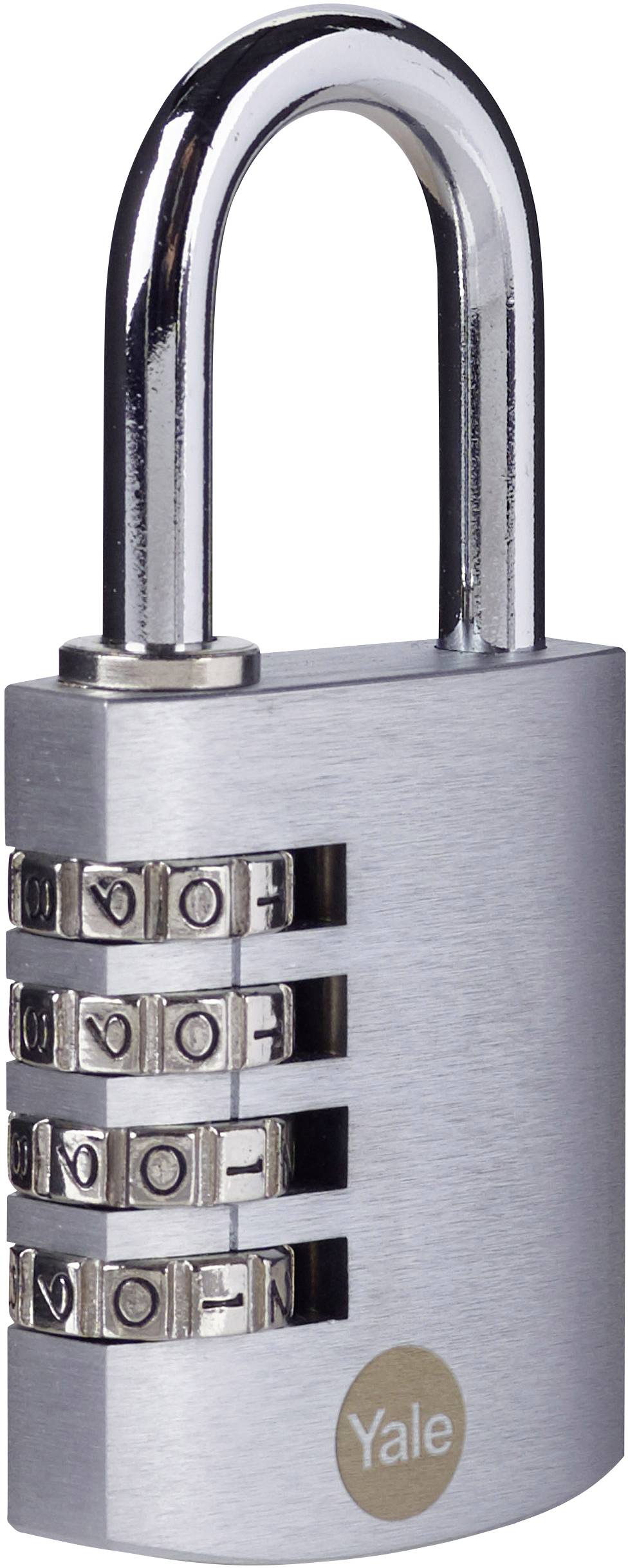 YALE Y151B/40/130/1 Vorhängeschloss 40mm Silber Zahlenschloss