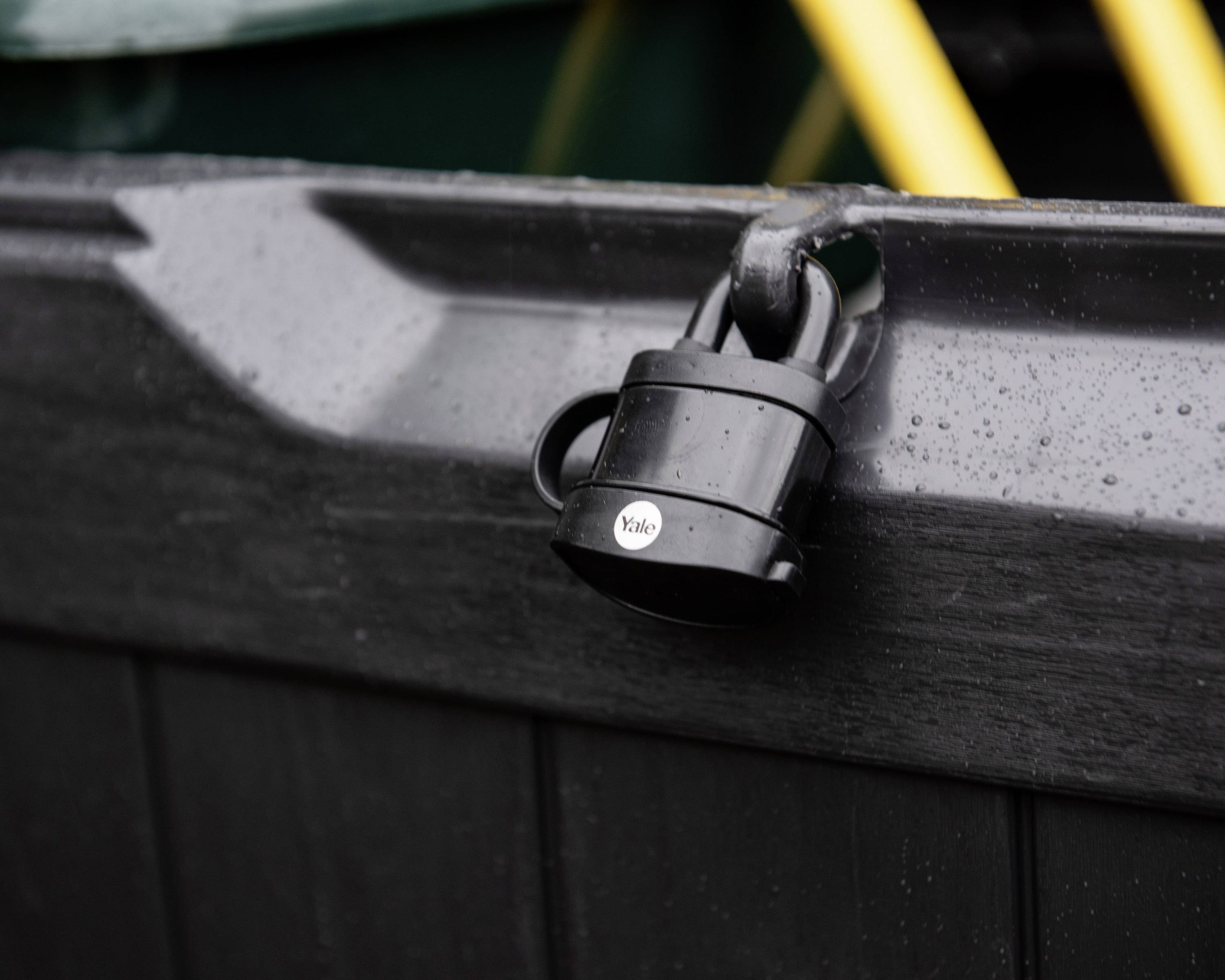 YALE Y222B/35/122/3 Vorhängeschloss 35mm gleichschließend Schwarz Zahlenschloss