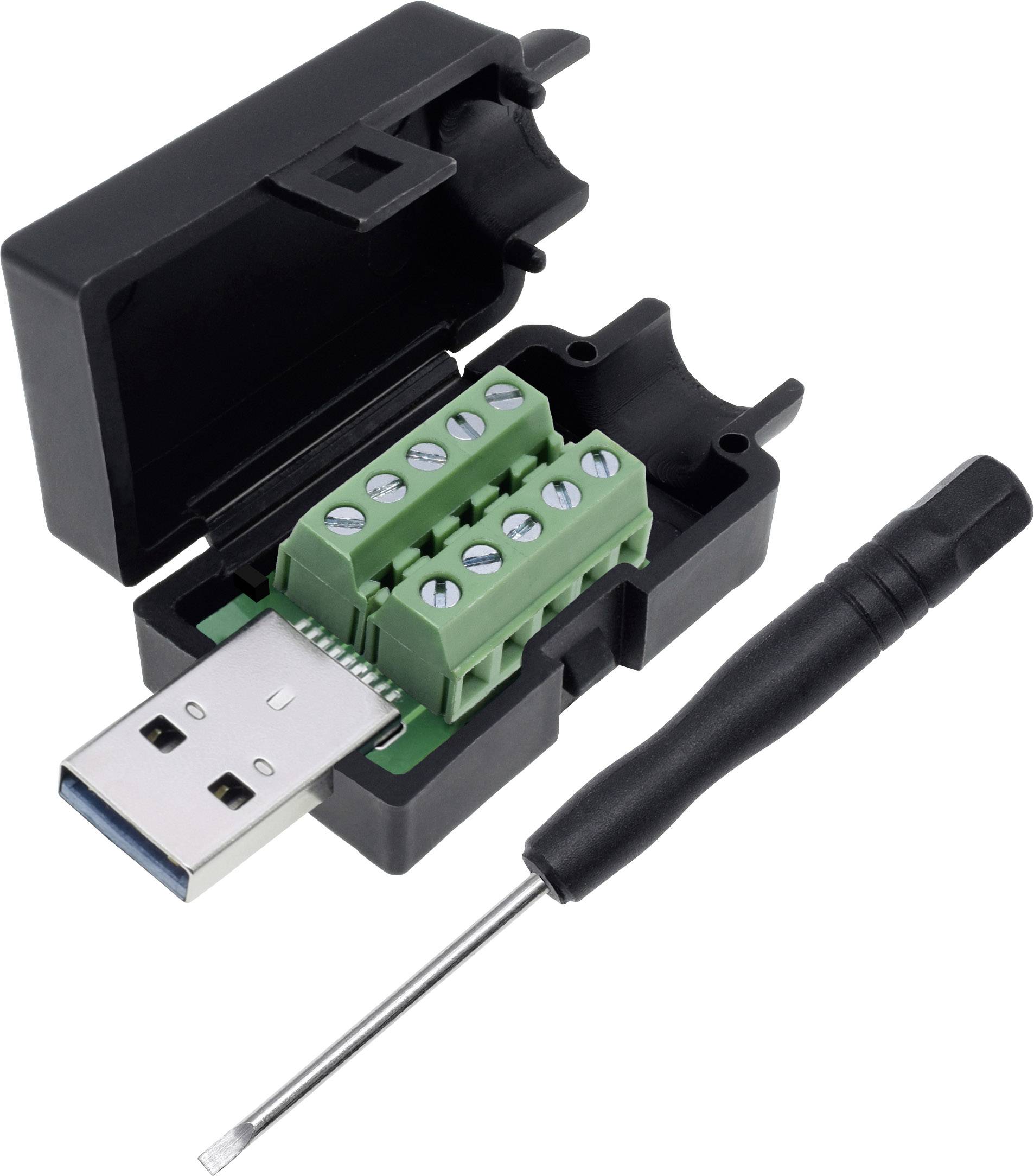 Quadrios USB 3.0 Modular-Stecker Set, Typ A Stecker, gerade 2001C200 Inhalt: 1St.