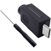 Quadrios 2001C220 HDMI-Steckverbinder Stecker, gerade Polzahl (num): 20 Schwarz 1St.