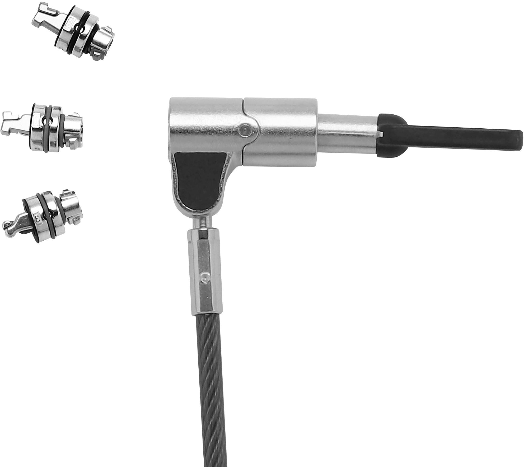 Dicota Laptop Schloss Schlüsselschloss 2 m Sicherheitskabelschloss