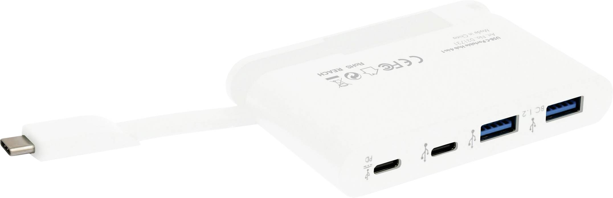 Dicota USB-C® Dockingstation USB-C Portable Hub 4-in-1 Passend für Marke Dockingstations: Universal