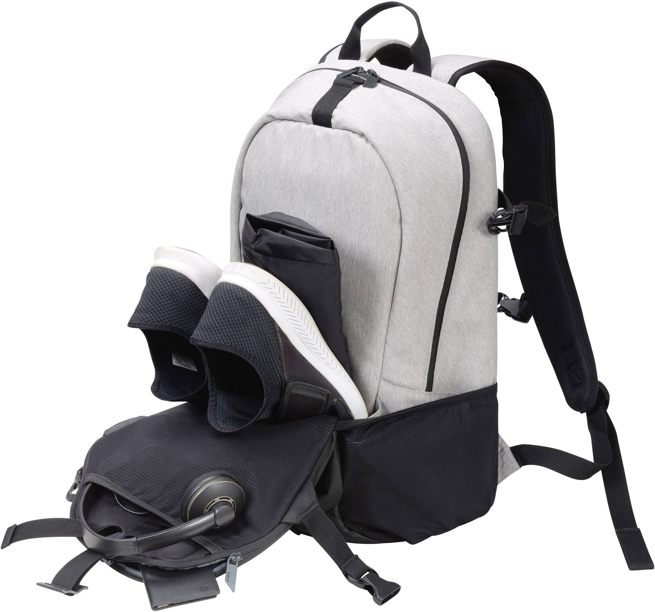 Dicota Notebook Rucksack DICOTA Backpack GO - Notebook-Rucksack - Passend für maximal: 39,6 cm (15,6") Grau