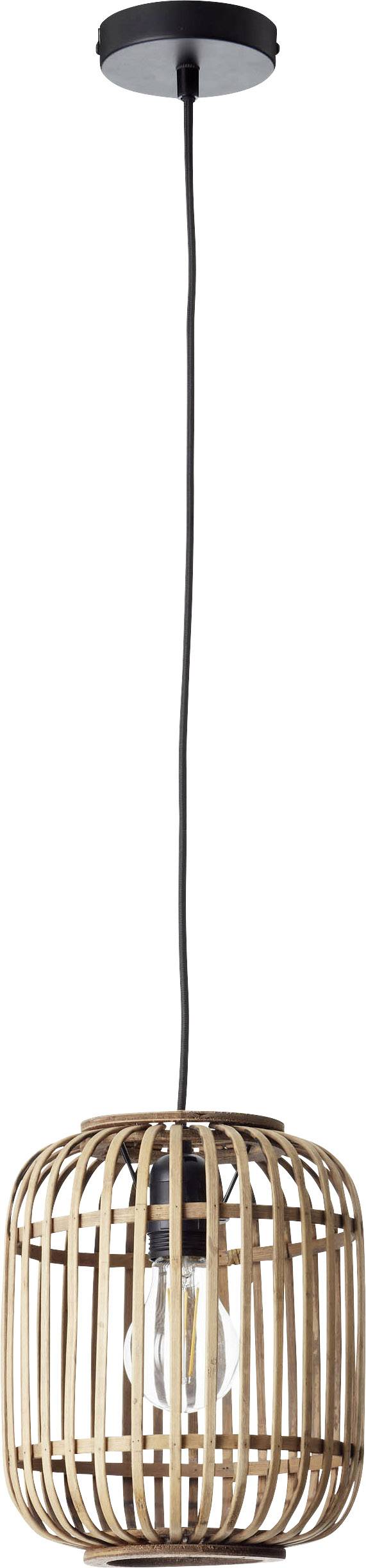 Brilliant 93777/20 Woodrow Pendelleuchte E27 60W Hellbraun