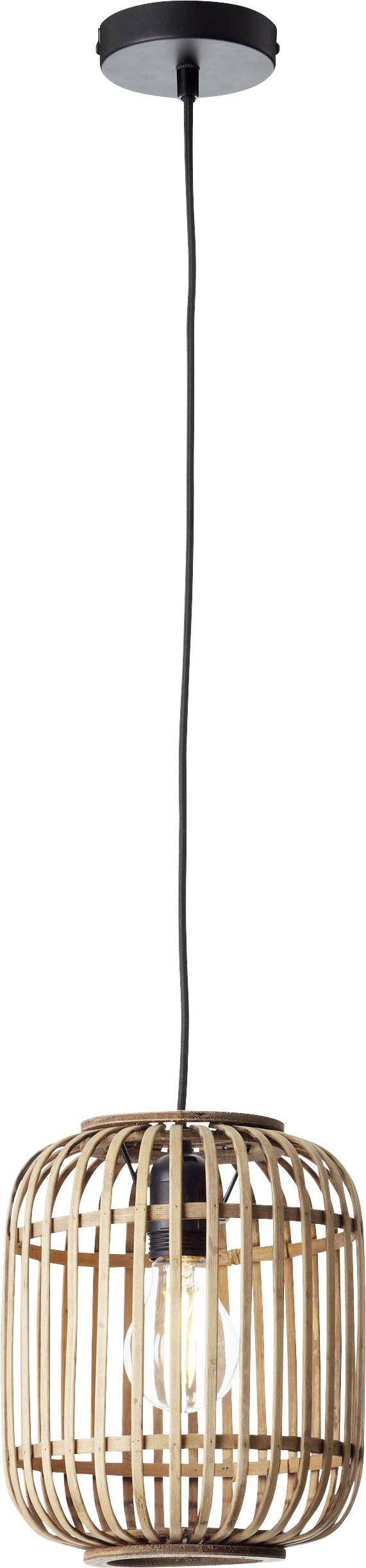 Brilliant 93777/20 Woodrow Pendelleuchte E27 60W Hellbraun