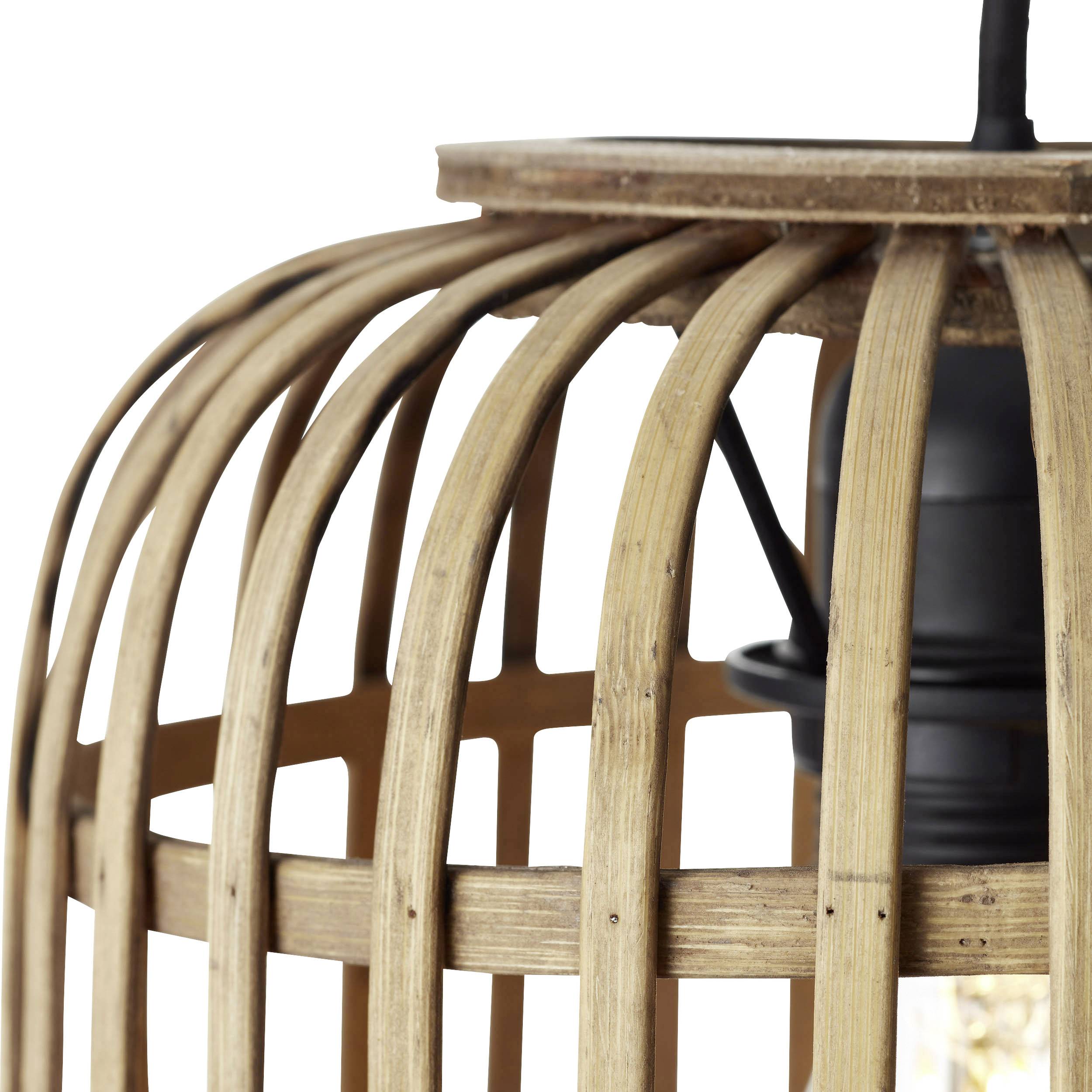 Brilliant 93777/20 Woodrow Pendelleuchte E27 60W Hellbraun