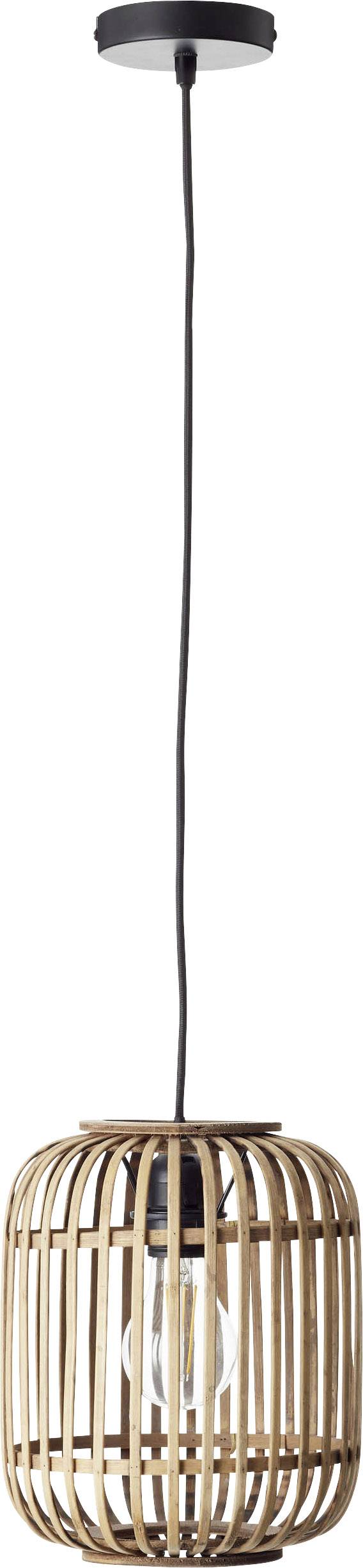 Brilliant 93777/20 Woodrow Pendelleuchte E27 60W Hellbraun