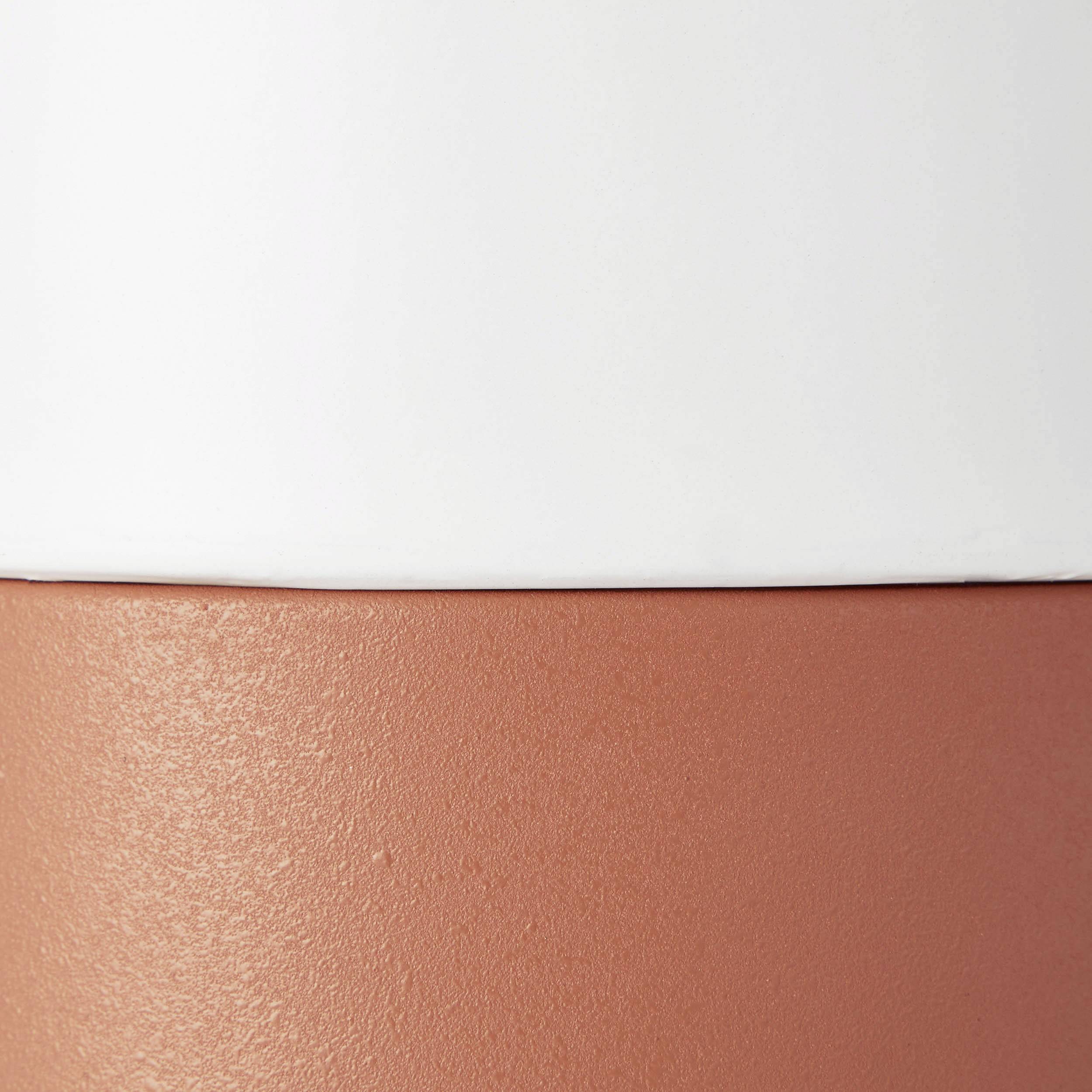 Brilliant Margaux 98842/41 Tischlampe E27 60W Terracotta, Weiß